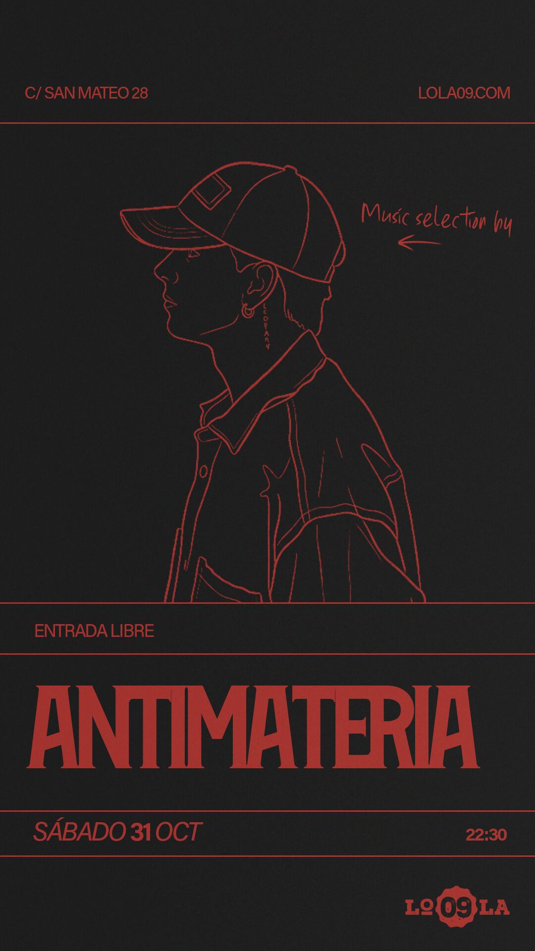 Music Selection by Antimateria, sábado 31 de octubre