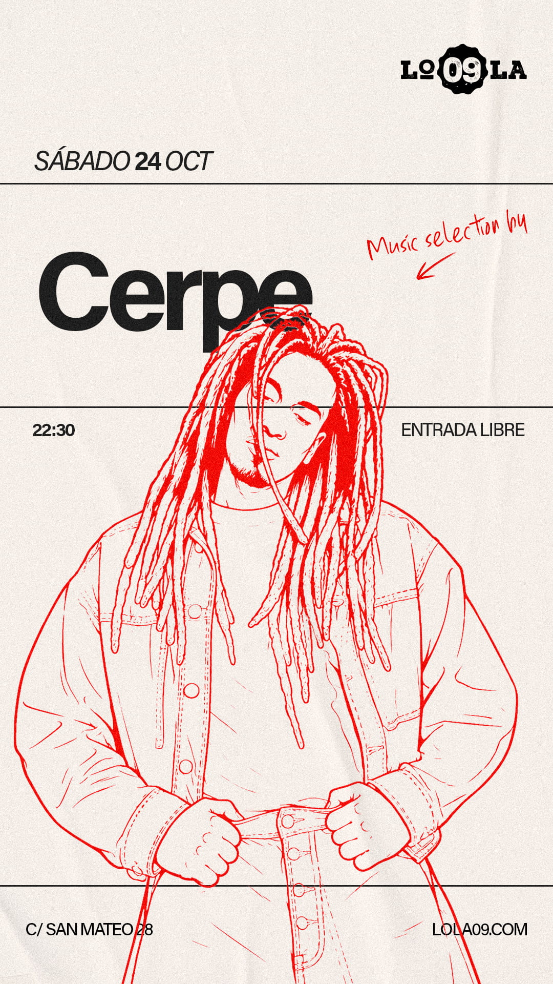 Music Selection by Cerpe, sábado 24 de octubre