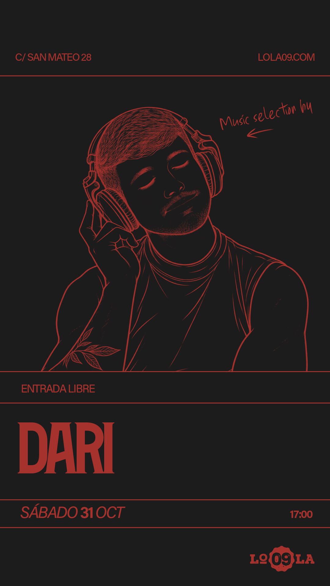 Music Selection by Dari, sábado 31 de octubre
